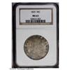 Image 1 : 1825 50C MS63 NGC. O-102, R.1. Vibrant sea-green and r 1825[50C] MS63 NGC.