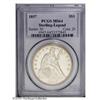 Image 3 : 1857 S$1 MS64 PCGS. Ex: Sterling-Legend Collection. At 1857[S$1] MS64 PCGS.