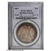 Image 3 : 1867 S$1 MS64 PCGS. Ex: Sterling-Legend Collection. 18 1867[S$1] MS64 PCGS.