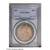 Image 3 : 1871 S$1 MS64 PCGS. Uniformly bold beneath a coating o 1871[S$1] MS64 PCGS.