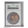 Image 3 : 1867 S$1 PR63 ANACS. A gorgeously toned specimen with 1867[S$1] PR63 ANACS.