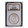Image 3 : 1870 S$1 PR65 Cameo NGC. The 1870 proof Seated Dollar 1870[S$1] PR65 Cameo NGC.
