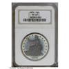 Image 3 : 1874 T$1 PR67 NGC. Beautiful ocean-blue and plum cente 1874[T$1] PR67 NGC.
