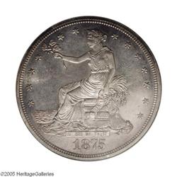 1875 T$1 PR66 NGC. Ex: Genaitis. Deeply mirrored in th 1875[T$1] PR66 NGC.