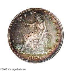 1876 T$1 PR65 NGC. Type Two Obverse and Reverse. Spect 1876[T$1] PR65 NGC.