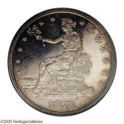 1878 T$1 PR66 NGC. Ex: Eliasberg. The 1878 is the firs 1878[T$1] PR66 NGC.