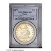 Image 3 : 1879 T$1 PR64 Cameo PCGS. Essentially untoned with onl 1879[T$1] PR64 Cameo PCGS.