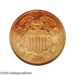 1864 Two Cent Piece, Judd-370, Delisted in Pollock, R.6 1864 Two Cent Piece, Judd-370, Delisted in P