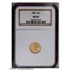 Image 1 : 1889 G$1 MS66 NGC. A pleasingly frosty representative 1889[G$1] MS66 NGC.