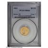 Image 1 : 1913 $2 1/2 MS63 PCGS. A frosty, copper-gold-tinted sp 1913[$2 1/2] MS63 PCGS.