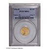 Image 1 : 1914-D $2 1/2 MS62 PCGS. The strike is good, with shar 1914-D[$2 1/2] MS62 PCGS.