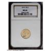 Image 1 : 1915 $2 1/2 MS64 NGC. A suitably struck olive and gold 1915[$2 1/2] MS64 NGC.