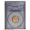 Image 3 : 1878 $3 MS62 PCGS. As with many examples of this commo 1878[$3] MS62 PCGS.