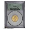 Image 3 : 1878 $3 MS63 PCGS. Shimmering luster and especially we 1878[$3] MS63 PCGS.