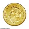Image 1 : 1878 $3 MS63 PCGS. A lustrous yellow-gold type coin, s 1878[$3] MS63 PCGS.