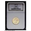 Image 1 : 1870 $5 XF45 NGC. A scant 4,000 business strikes were 1870[$5] XF45 NGC.