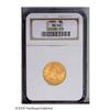 Image 1 : 1899 $5 MS64 NGC. Light orange toning with a decidedly 1899[$5] MS64 NGC.
