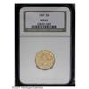 Image 3 : 1899 $5 MS65 NGC. The 1899 is not a landmark rarity wi 1899[$5] MS65 NGC.