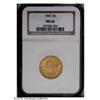 Image 1 : 1900 $5 MS64 NGC. Radiant lemon-gold surfaces are lust 1900[$5] MS64 NGC.