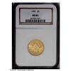Image 1 : 1901 $5 MS64 NGC. A meticulously struck and thoroughly 1901[$5] MS64 NGC.