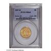 Image 1 : 1907-D $5 MS64 PCGS. Sharply struck, with even straw-g 1907-D[$5] MS64 PCGS.