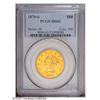 1879-S $10 MS61 PCGS. A bright lemon-gold example of t 1879-S[$10] MS61 PCGS.