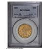 1890 $10 MS62 PCGS. Light to moderate abrasions with a 1890[$10] MS62 PCGS.