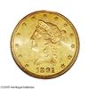 1891-CC $10 MS63 PCGS. The luminous canary-gold fields 1891-CC[$10] MS63 PCGS.