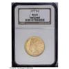 Image 1 : 1911 $10 MS63 NGC. Lightly granular surfaces exhibit 1911[$10] MS63 NGC.