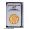 Image 3 : 1871-S $20 MS61 NGC.From The Meads Point Collection. 1871-S[$20] MS61 NGC.