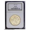 Image 1 : 1872 $20 AU50 NGC. A richly detailed example with noti 1872[$20] AU50 NGC.