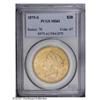 Image 1 : 1875-S $20 MS61 PCGS.From The Meads Point Collection. 1875-S[$20] MS61 PCGS.