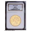 Image 1 : 1876-CC $20 AU53 NGC. Ample remaining luster has a pro 1876-CC[$20] AU53 NGC.