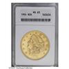 Image 1 : 1904 $20 MS63 ANACS. Sharply struck throughout with br 1904[$20] MS63 ANACS.
