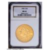 Image 1 : 1904 $20 MS63 NGC. Impressively unblemished for the Se 1904[$20] MS63 NGC.