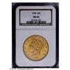 Image 1 : 1904 $20 MS64 NGC. A satiny and crisply struck Twenty 1904[$20] MS64 NGC.