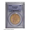 Image 1 : 1908-D $20 No Motto MS64 PCGS. A satiny and well struc 1908-D[$20] No Motto MS64 PCGS.