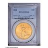 Image 1 : 1910 $20 MS64 PCGS. Boldly struck with lustrous, matte 1910[$20] MS64 PCGS.