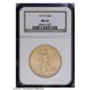 1914-S $20 MS64 NGC. Boldly struck and lustrous, with 1914-S[$20] MS64 NGC.