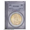 Image 1 : 1923 $20 MS64 PCGS. Well struck and fully lustrous, wi 1923[$20] MS64 PCGS.