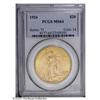 Image 1 : 1924 $20 MS64 PCGS. Sharply struck and fully lustrous, 1924[$20] MS64 PCGS.