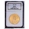 Image 1 : 1927 $20 MS64 NGC. This lustrous and lightly marked ne 1927[$20] MS64 NGC.
