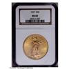 Image 1 : 1927 $20 MS65 NGC. Expectantly attractive for the MS65 1927[$20] MS65 NGC.