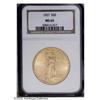 Image 1 : 1927 $20 MS65 NGC. Lustrous and well-struck, with rich 1927[$20] MS65 NGC.
