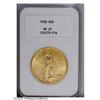 Image 1 : 1928 $20 MS61 NGC. Housed in an early NGC white holder 1928[$20] MS61 NGC.