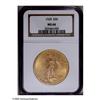 Image 3 : 1928 $20 MS66 NGC. Rich orange and olive tints compete 1928[$20] MS66 NGC.