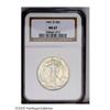 Image 1 : 1941-D 50C MS67 NGC. Hints of yellow-gold and ice-blue 1941-D[50C] MS67 NGC.