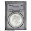 Image 1 : 1881-CC S$1 MS65 PCGS. Bright white with incredibly fr 1881-CC[S$1] MS65 PCGS.