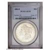 Image 1 : 1884-S S$1 AU55 PCGS. Luster dominates recessed areas 1884-S[S$1] AU55 PCGS.