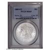 Image 1 : 1885-CC S$1 MS65 PCGS. Silver-gray surfaces display ra 1885-CC[S$1] MS65 PCGS.